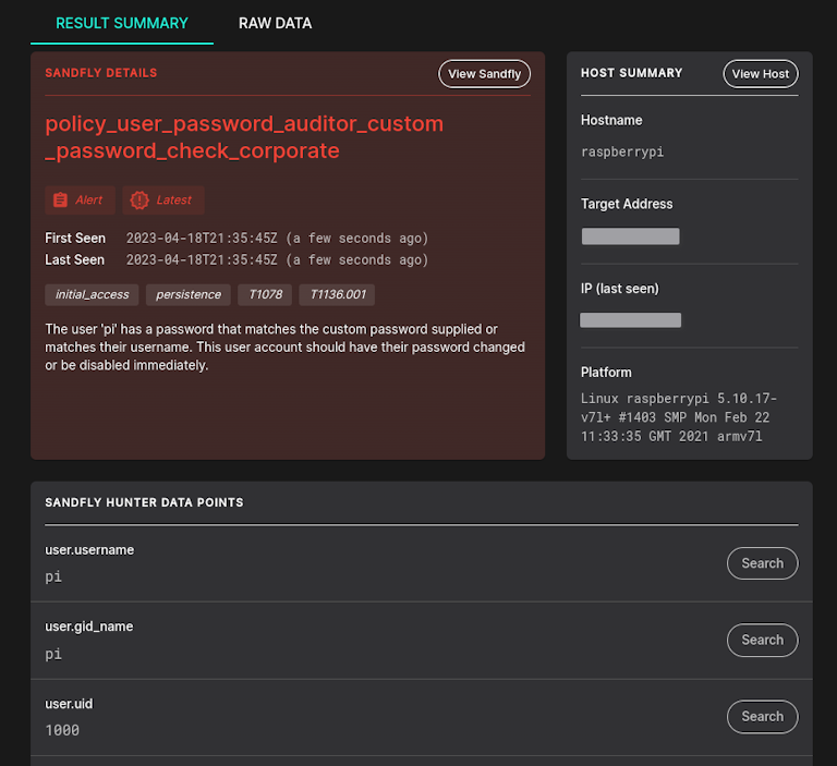 Custom password auditing on Linux.