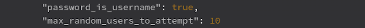 Setting max_random_users_to_attempt to limit system impacts.