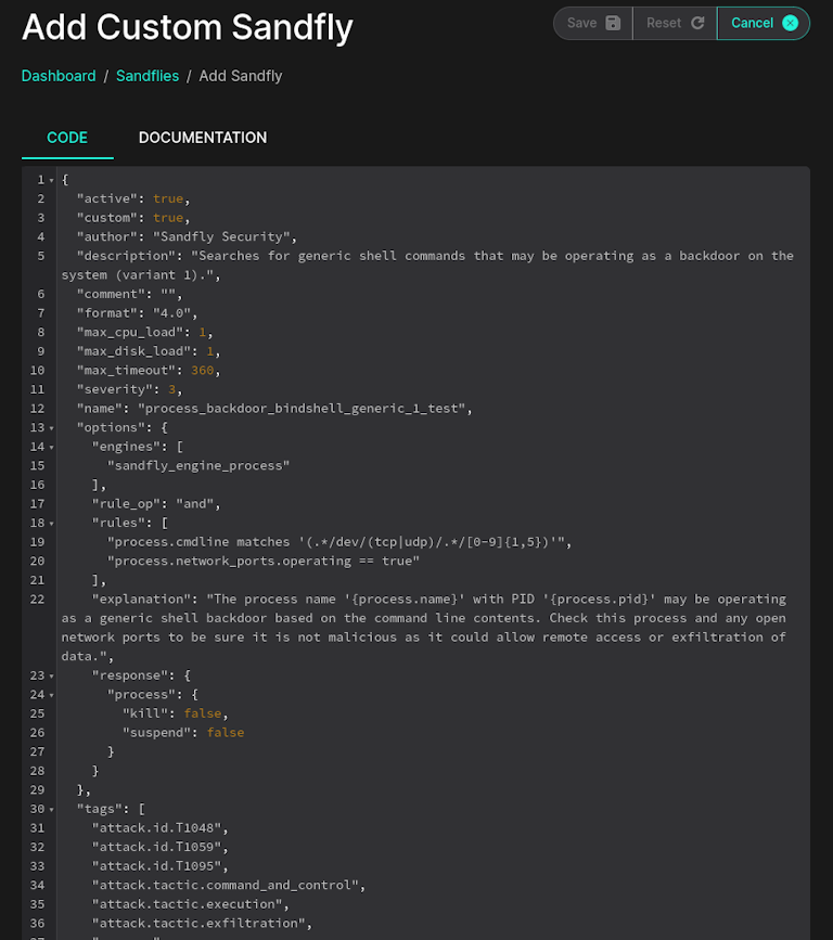 Custom Sandfly Expression Language Syntax