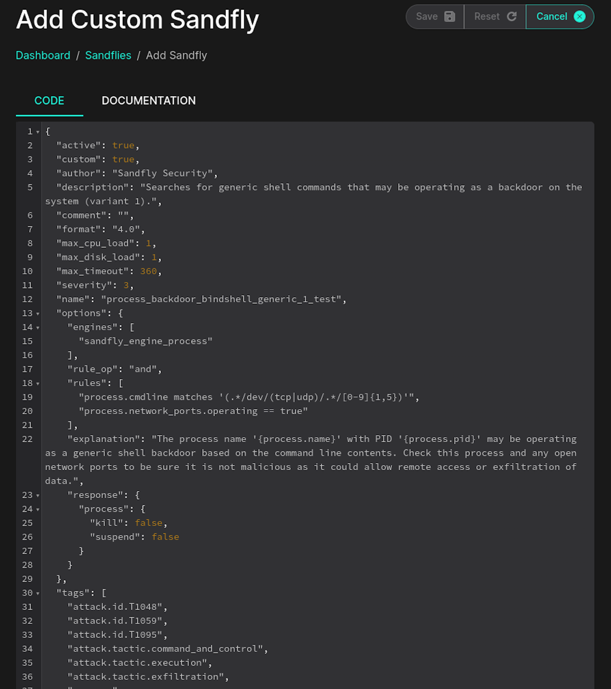 Custom Sandfly Expression Language Syntax