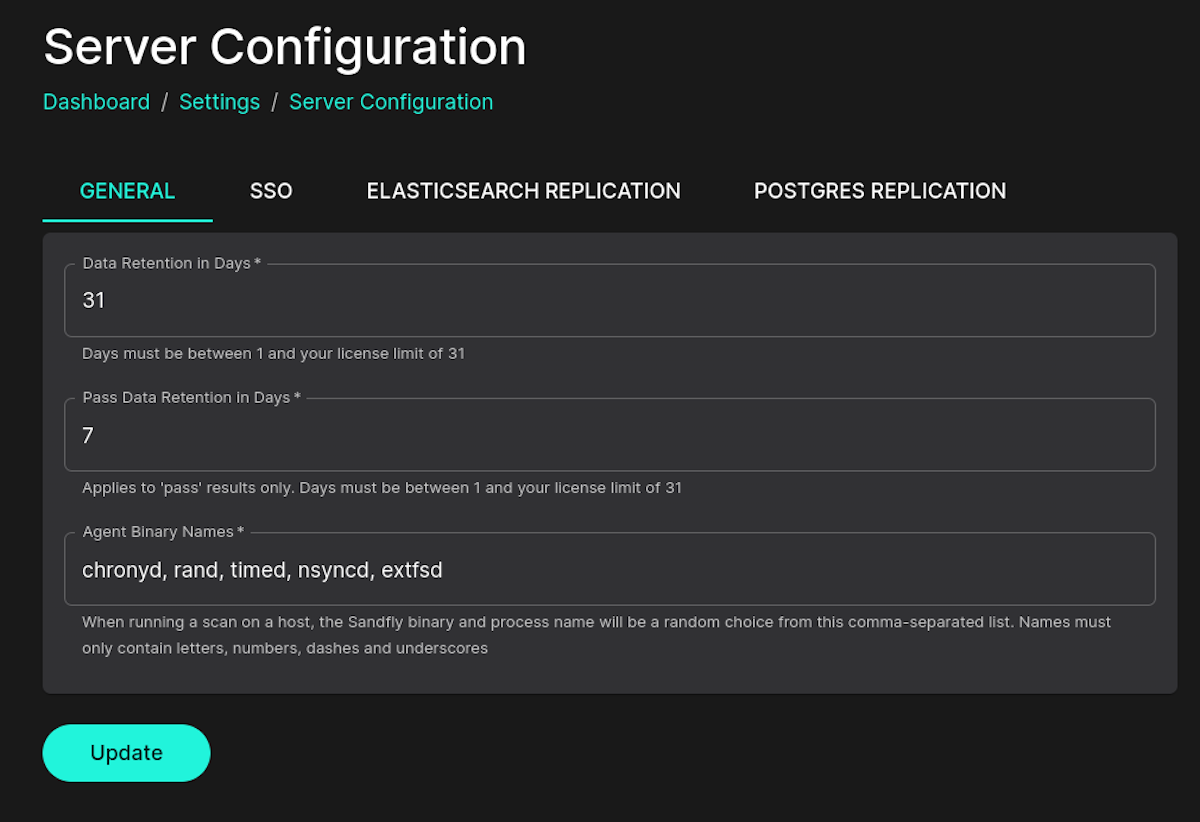 Using Random Sandfly Binary Names to Evade Attackers