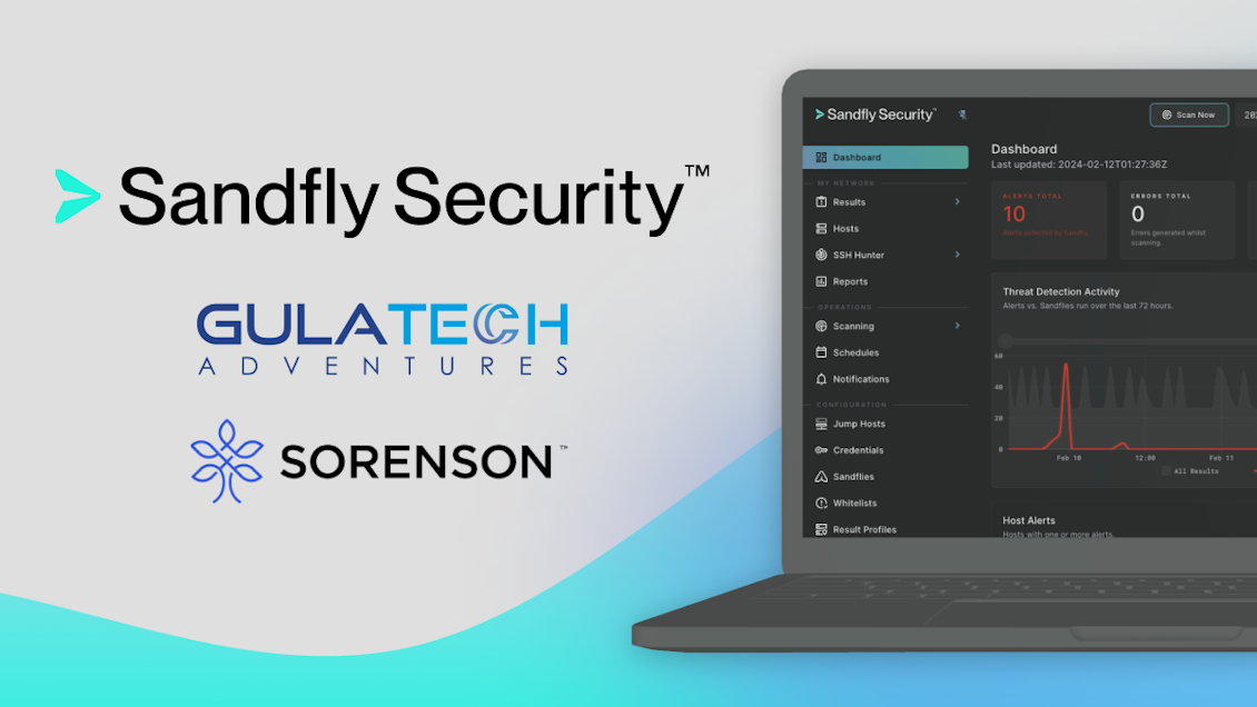 Sandfly Security receives funding from Gula Tech Adventures and Sorenson Capital