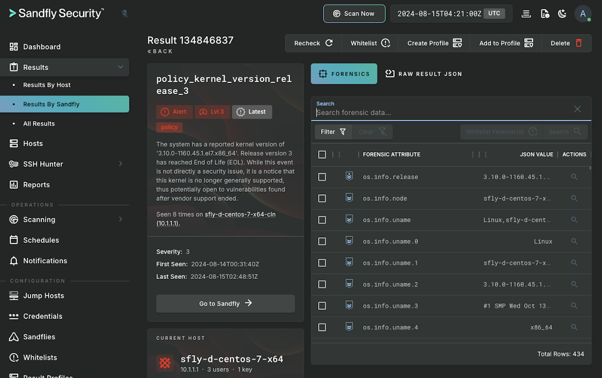 Alert on Linux kernels version 3
