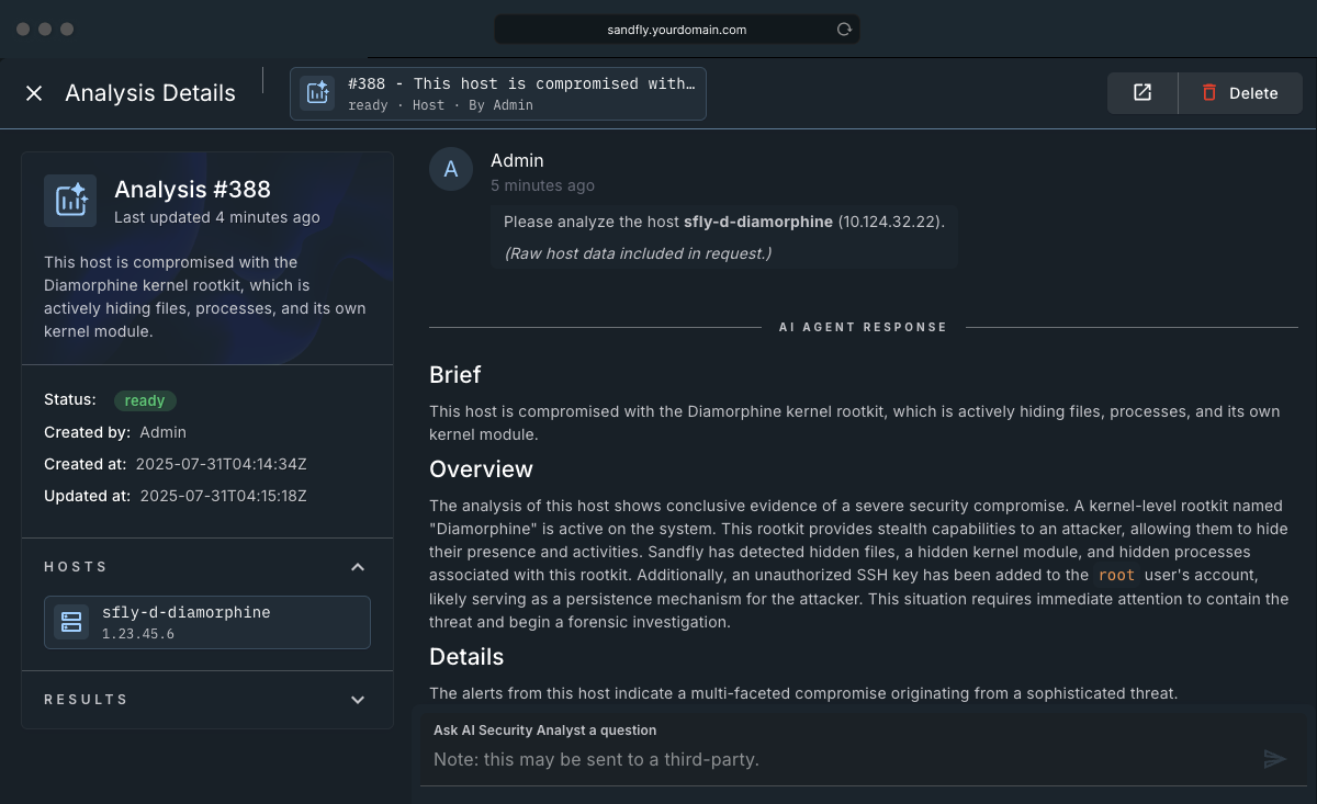 AI Powered Analysis