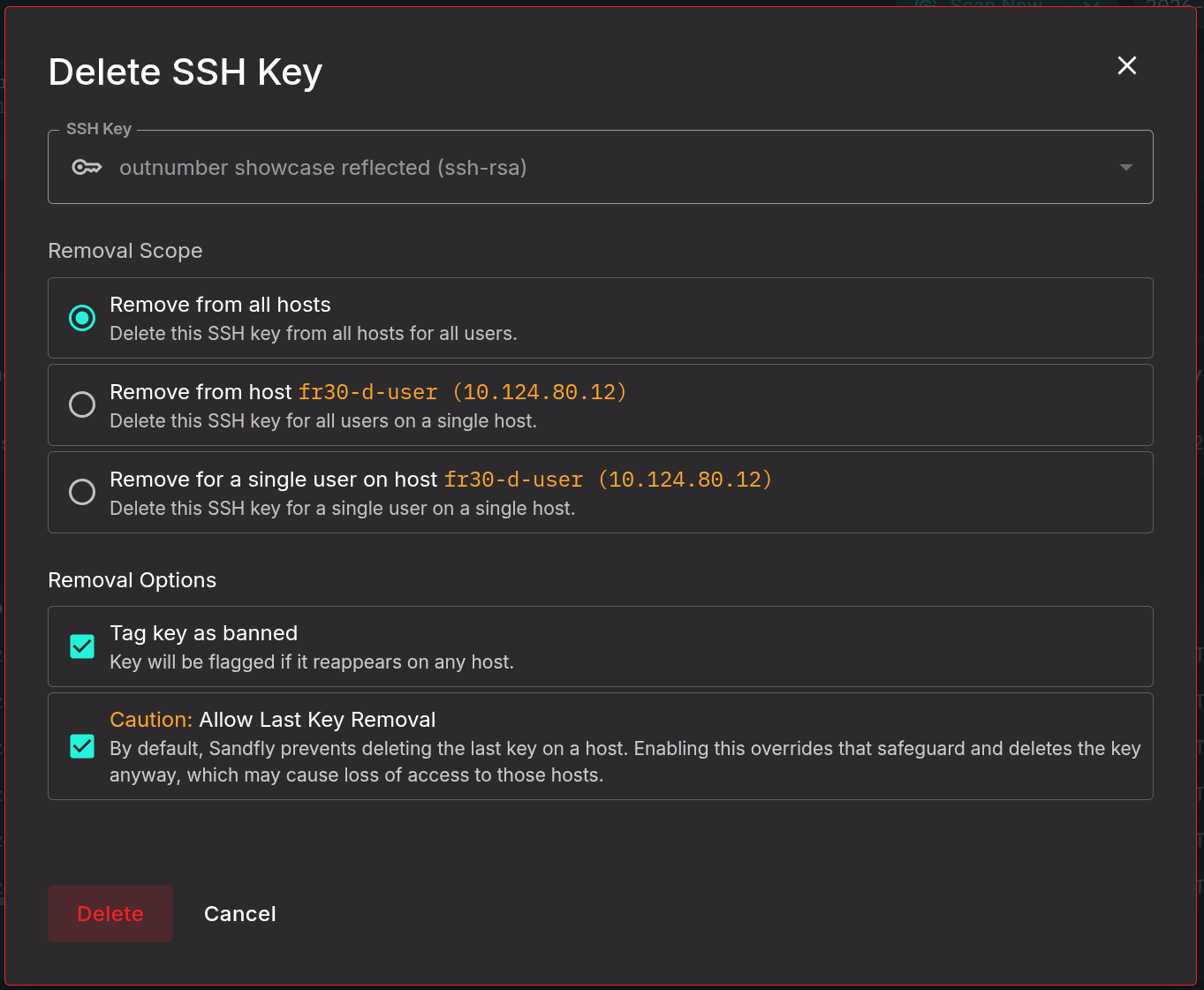 Sandfly 5.8 - Agentless Linux Response and SSH Key Management