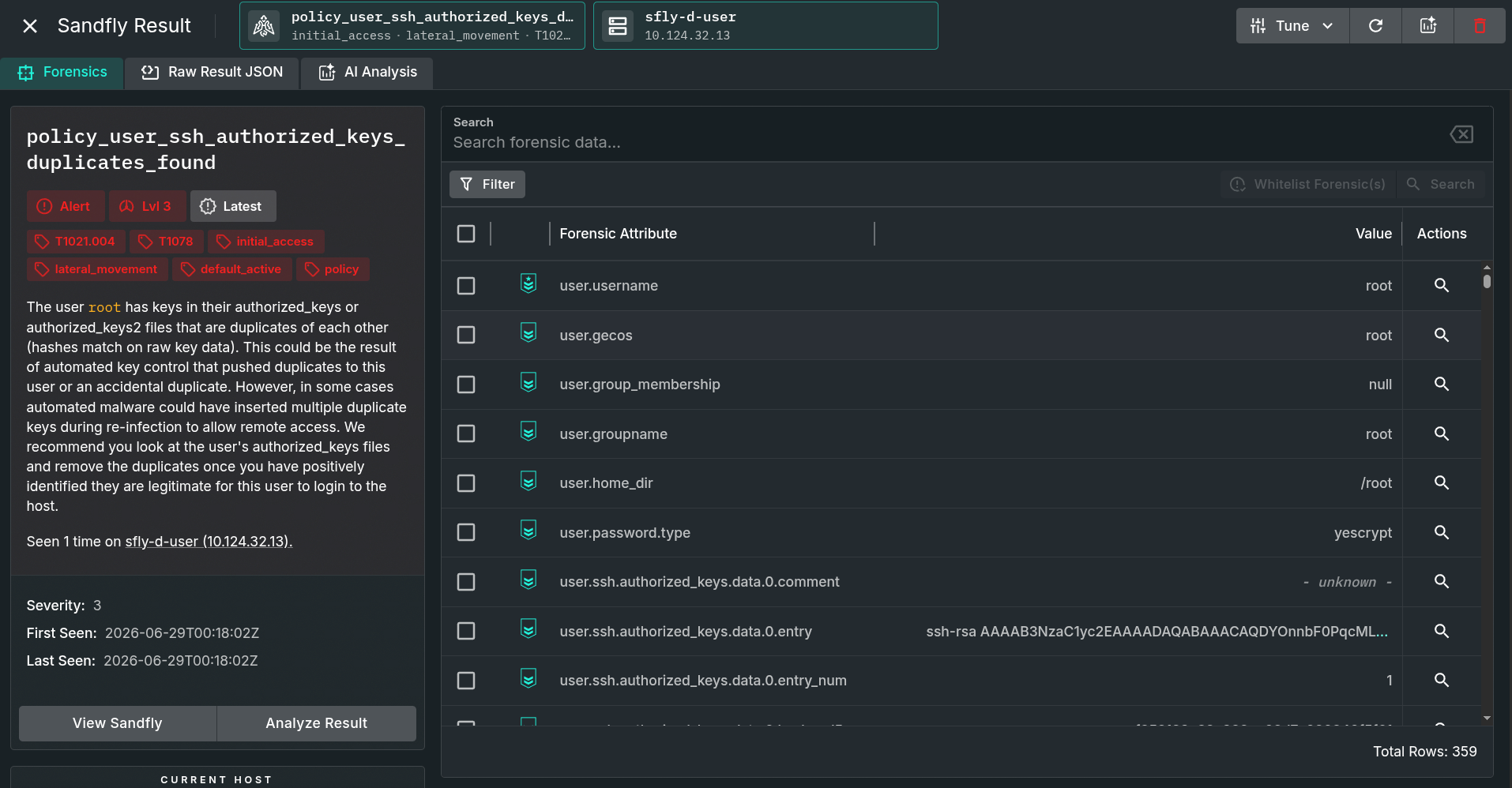 Sandfly 5.8 - Agentless Linux Response and SSH Key Management