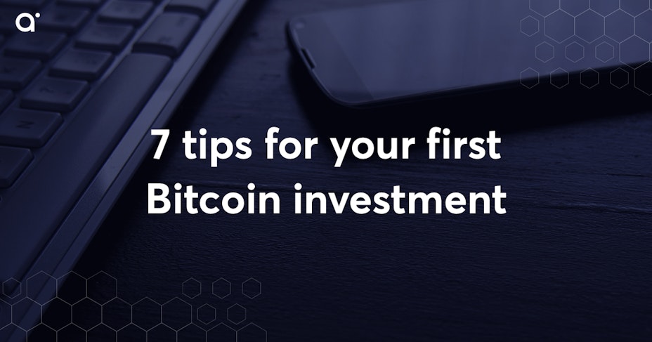 7 tips, eerste Bitcoin-investering