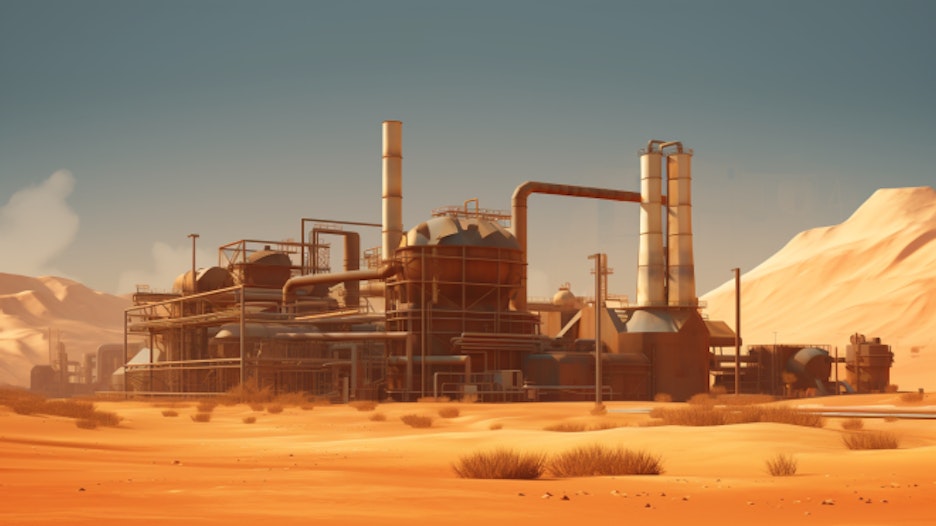 Midden in de woestijn: een Bitcoin fabriek van 350 miljoen dollar