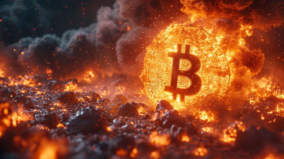 Bitcoin hashrate explodeert