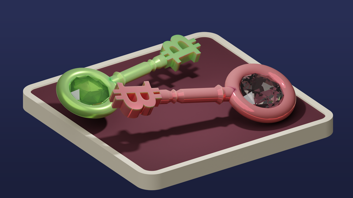 Public key and private key