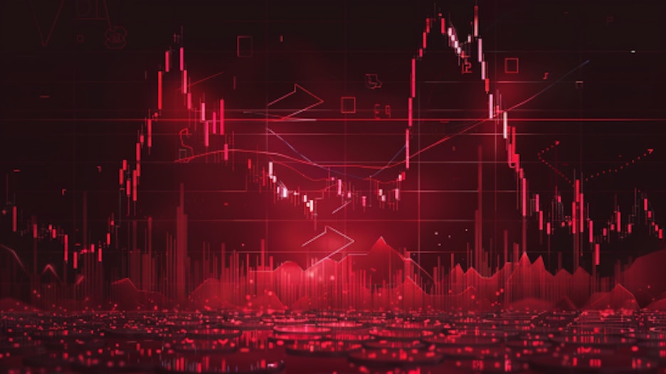 Rode cijfers domineren: De cryptomarkt begint de dag met een correctie