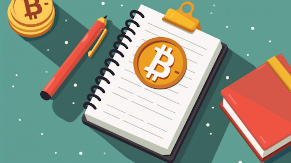 "Buy Bitcoin" notitieblok geveild voor een miljoen US dollar