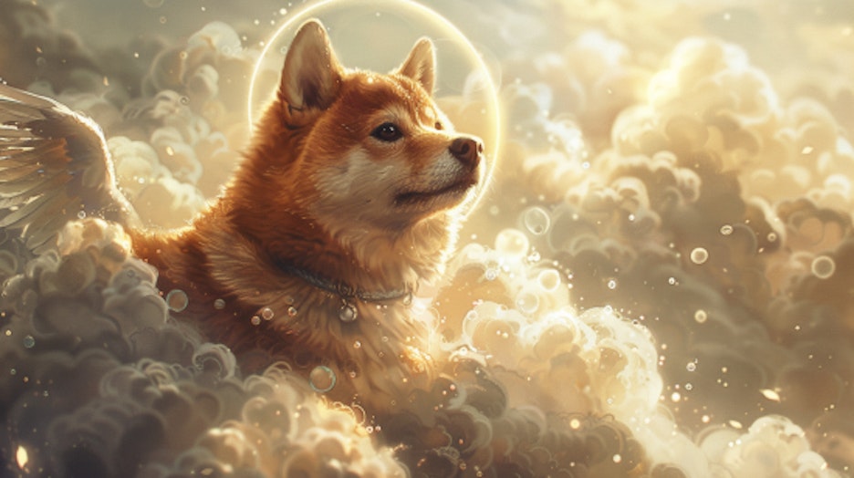 Dogecoin mascotte overleden
