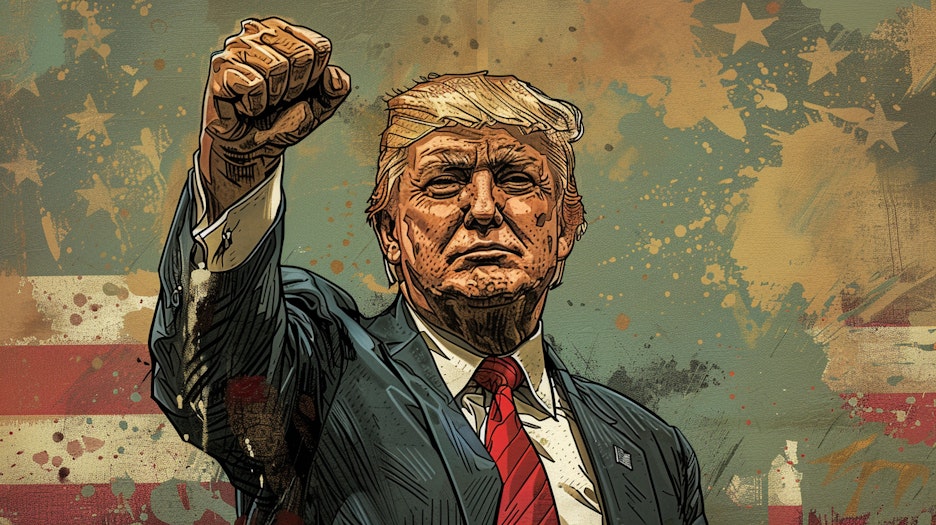 Trump's kansen stijgen na aanslag