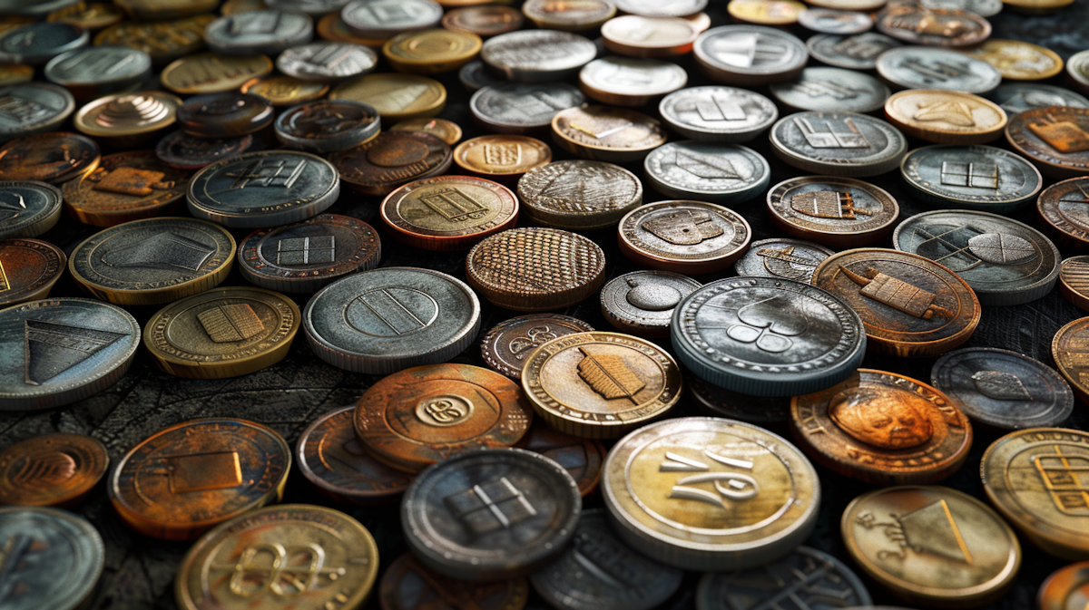 Explosion of coins