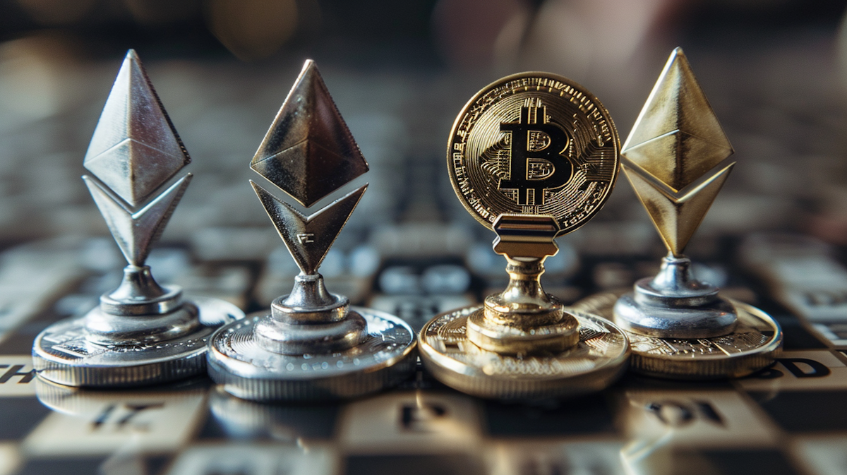 Bitcoin Ethereum fight for crown