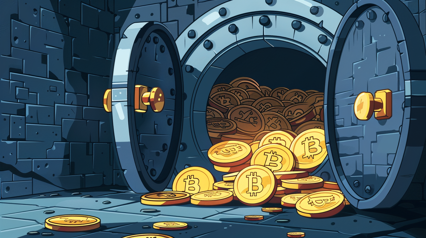 Bitcoin-reserves op het laagste punt van het jaar