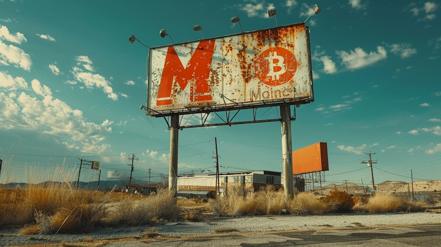 Billboard ad Monero Bitcoin