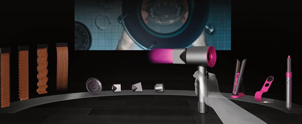 Dyson-producten in virtual reality te proberen