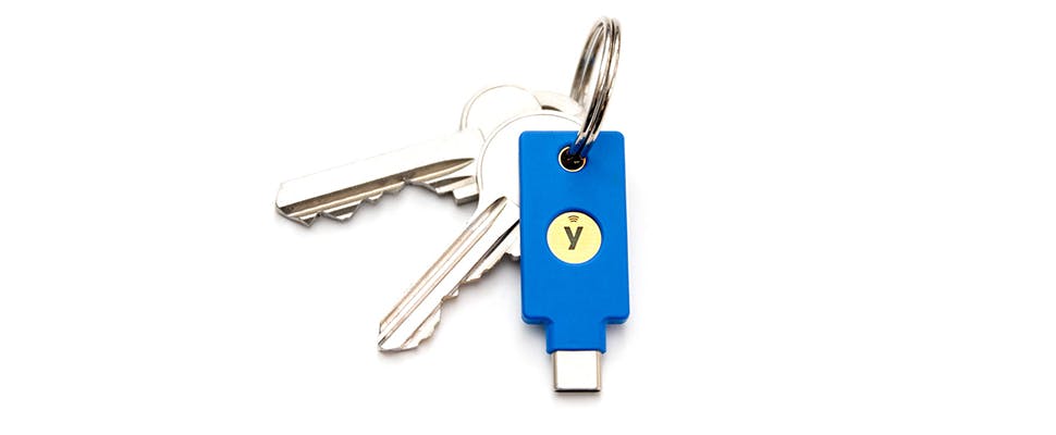 Yubico Security Key C NFC draag je altijd bij je