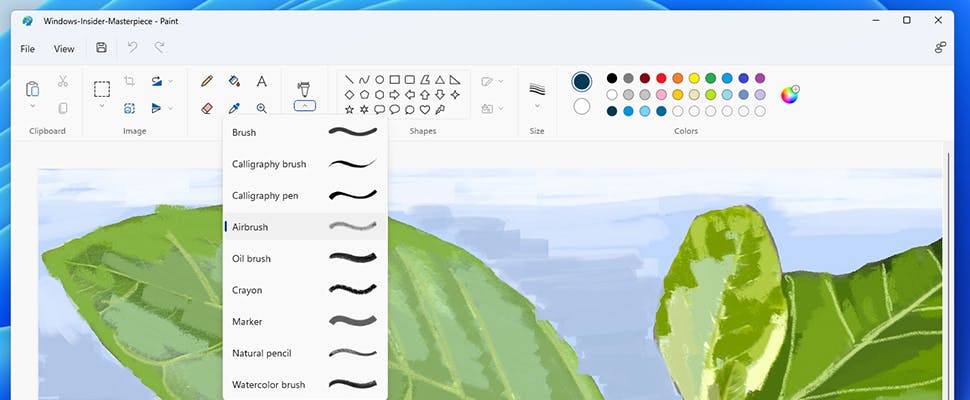 Paint krijgt nieuw likje verf in Windows 11