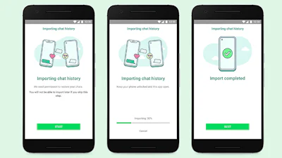 Samsung biedt als eerste overzetten WhatsApp-chats van iOS naar Android
