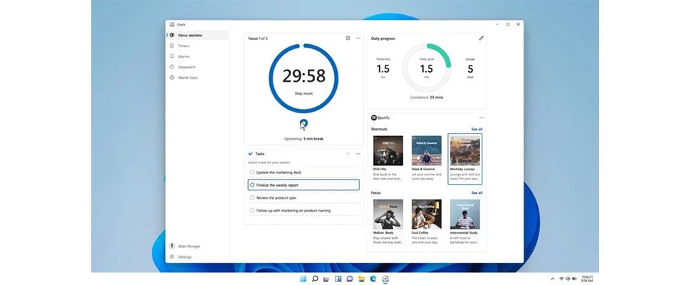 Focus Sessions in Windows 11 houden je bij de les