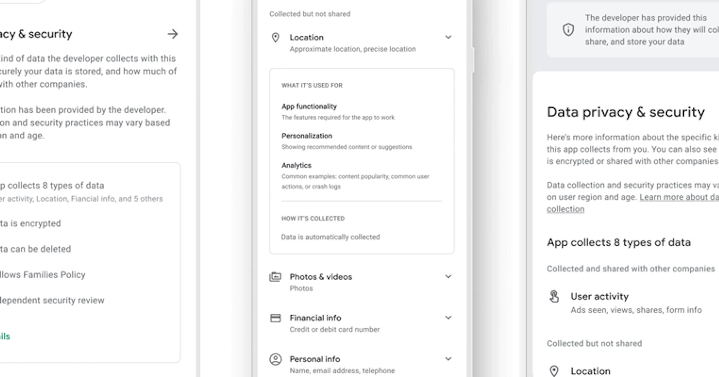 Play Store toont straks welke gegevens Android-apps verzamelen