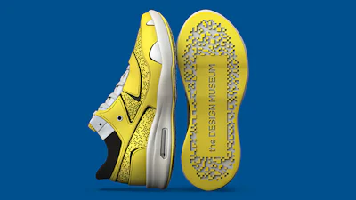 Snapchat-sneakers volledig door computer bedacht