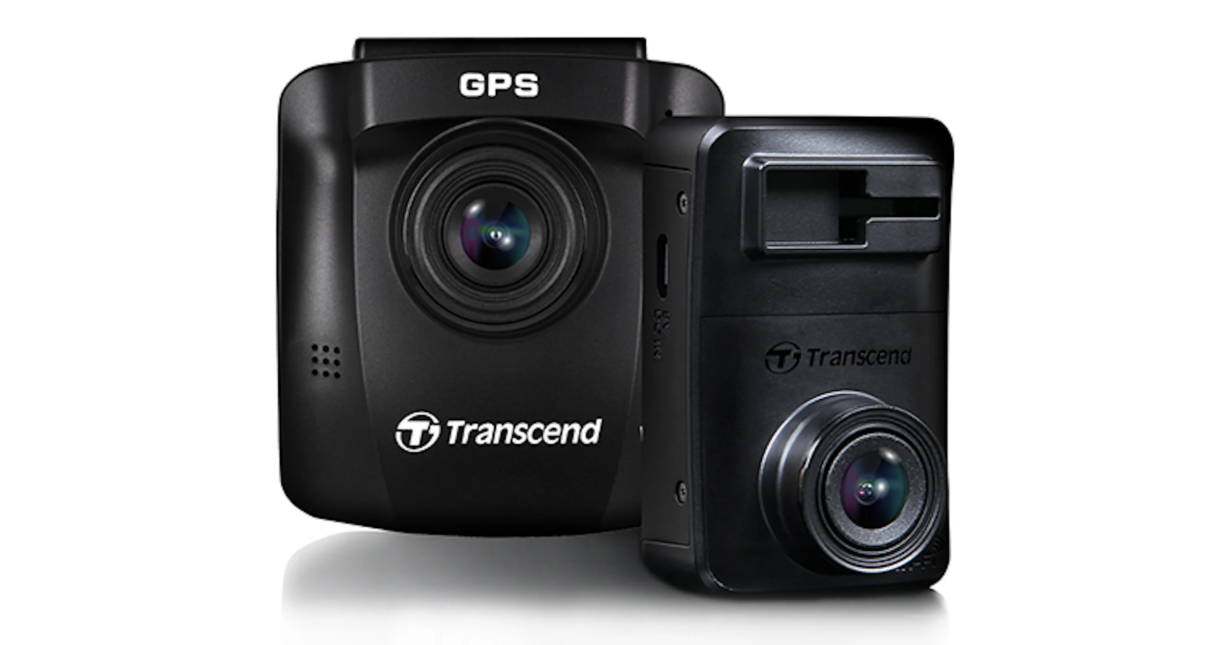 Transcend DrivePro 620-dashcams filmen beide richtingen op