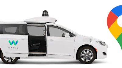 Zelfrijdende taxi van Google op te roepen in Maps