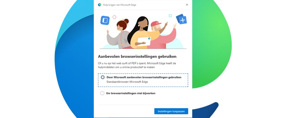  Microsoft pusht Edge als standaard browser na update
