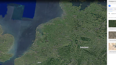 Google Earth: Timelapse van aarde met miljoenen satellietfoto's uitgebreid