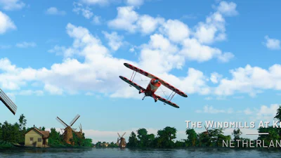 Nederlandse hotspots vernieuwd in gratis Microsoft Flight Simulator-update