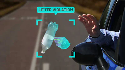 Boete voor milieuvervuilers door slimme verkeerscamera's