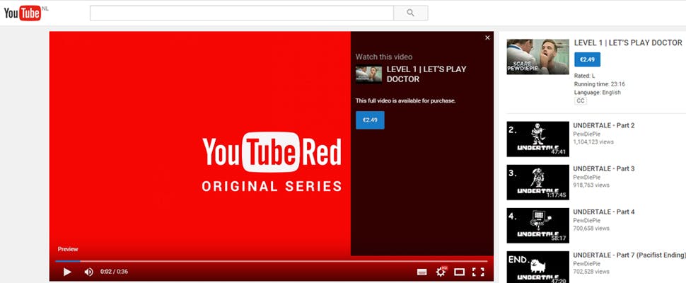 YouTube Red van start, videodienst niet meer volledig gratis