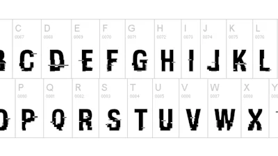 Grote hack op lettertypensite DaFont