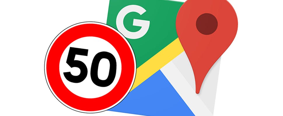 Maximale snelheid en flitsers voortaan in Google Maps