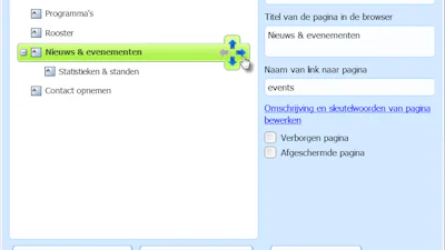 Verder met Sitebuilder (3/3)