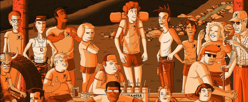 Man werkt tien jaar aan stripverhaal in Paint