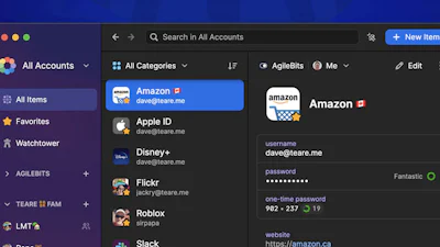 1Password voor Mac ondersteunt native apps