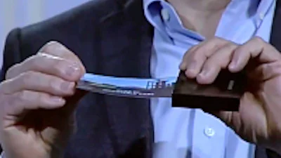 Samsung maakt scherm dat om toestel kan vouwen