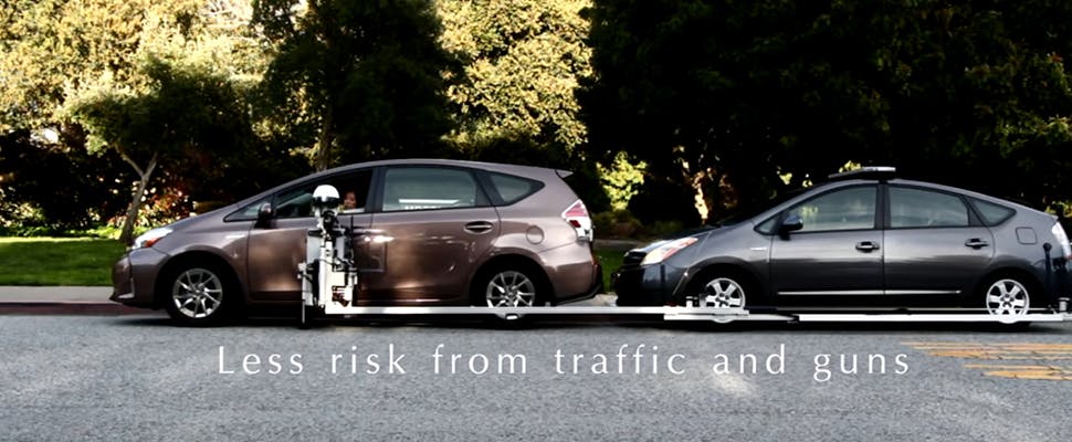 Robotpolitie wil even je rijbewijs zien