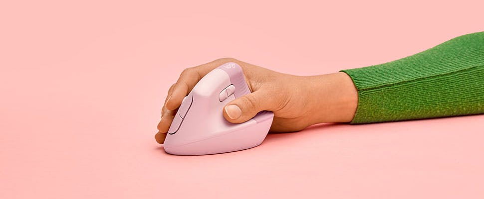 Logitech Lift is een verticale, ergonomische muis