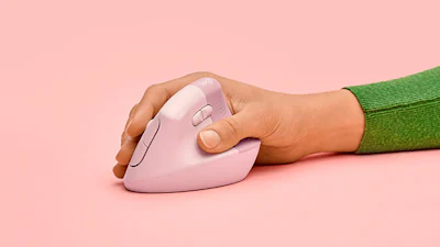 Logitech Lift is een verticale, ergonomische muis
