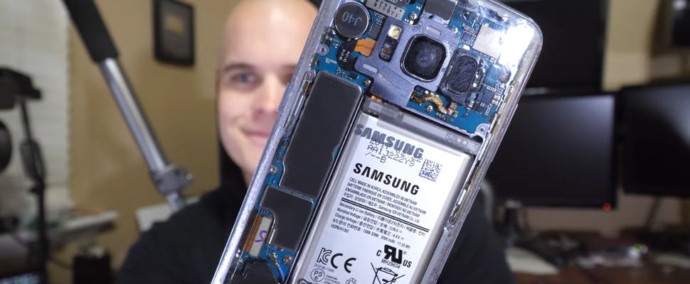 Hobbyist bouwt doorzichtige Galaxy S8