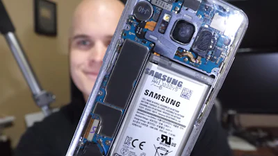 Hobbyist bouwt doorzichtige Galaxy S8