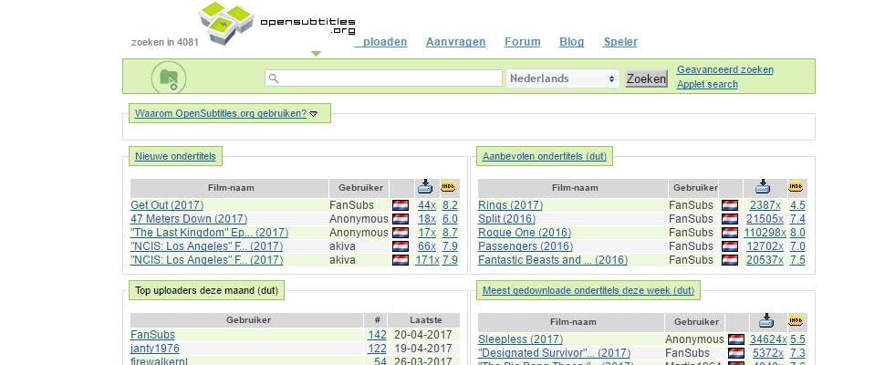 'Verspreiden van zelfgemaakte ondertitels tegen de wet'