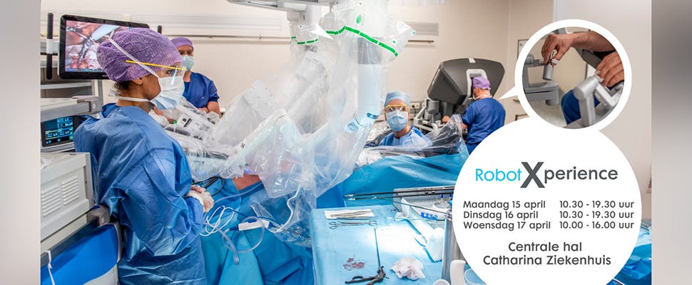 Probeer zelf de operatierobot uit in het Catharina Ziekenhuis