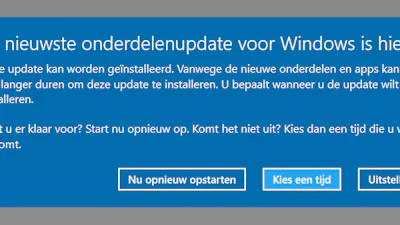 Windows 10 Creators Update beschikbaar in Windows Update